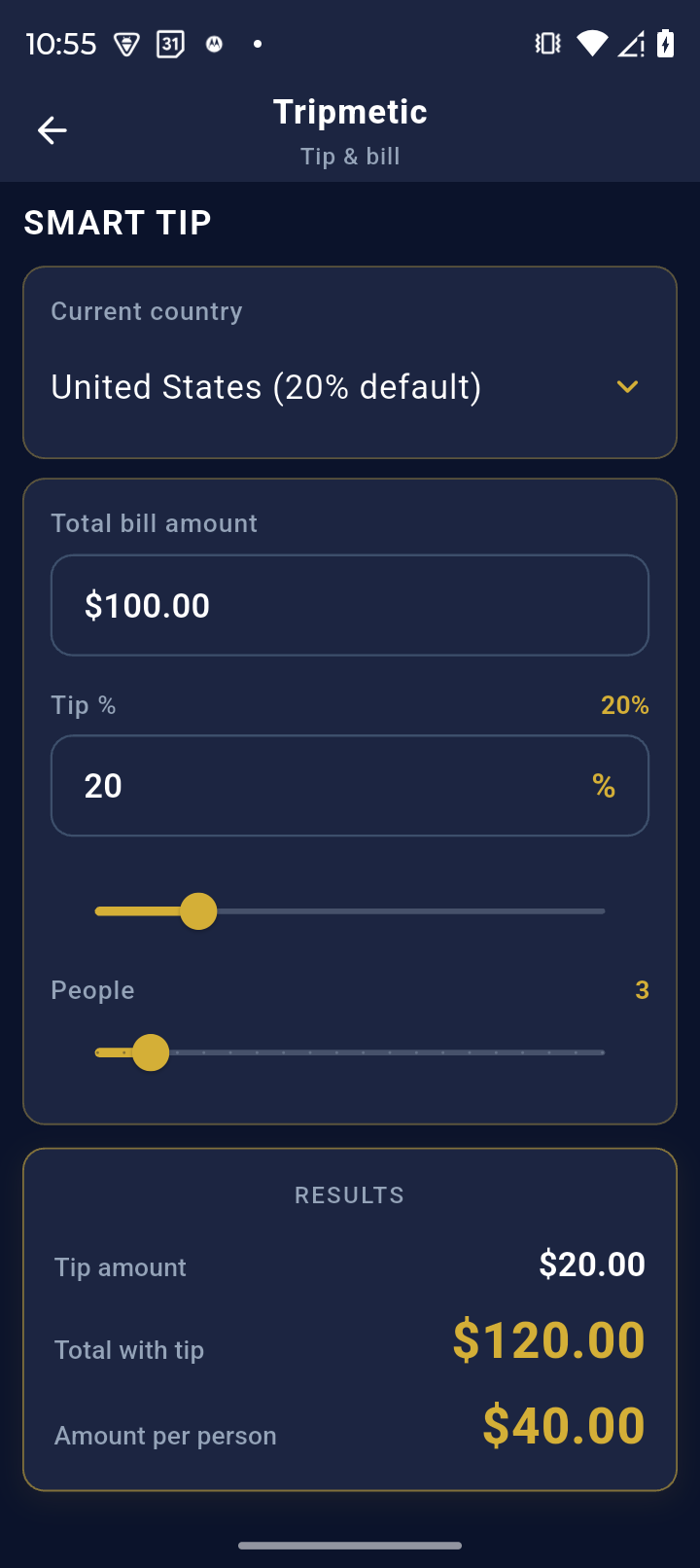 Trip Itinerary Timeline